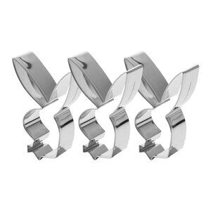 Playboy Rabbit Head Cookie Cutters 2" x 3" x 1" Set of 3